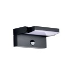 Lampy zewnętrzne z czujnikiem ruchu - Azzardo DURANTE IP54 SENSOR CCT BK Ścienna Czarny Matowy Zmienna Barwa Światła Czujnik AZ6536 - product 1