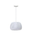 Lampy wiszące dziecięce - Azzardo AGORA PENDANT WHITE Wisząca Biały Tkanina AZ6641 - product 1