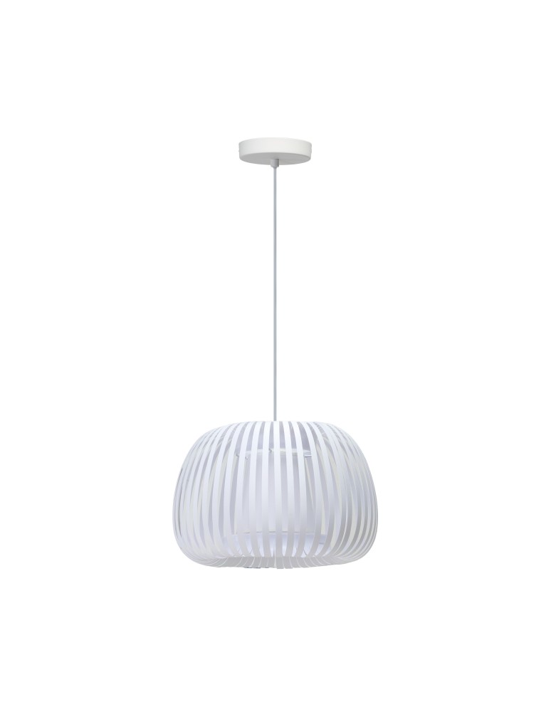 Azzardo AGORA PENDANT WHITE Wisząca Biały Tkanina AZ6641
