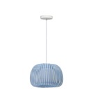 Lampy wiszące dziecięce - Azzardo AGORA PENDANT BLUE Wisząca Niebieski Tkanina AZ6642 - product 1