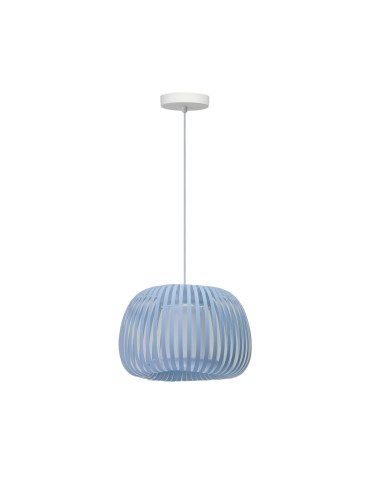 Azzardo AGORA PENDANT BLUE Wisząca Niebieski Tkanina AZ6642
