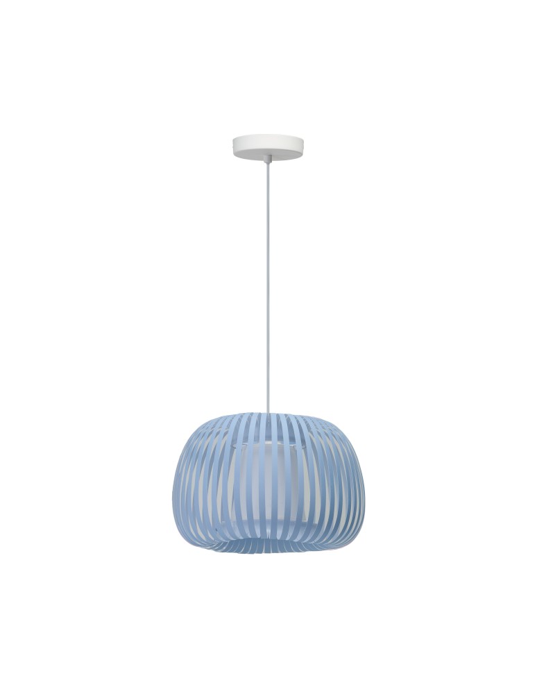 Azzardo AGORA PENDANT BLUE Wisząca Niebieski Tkanina AZ6642