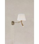 Kinkiety do czytania - Markslojd PIVOT Ścienna 2L Ecru/Mosiądz Antyczny 109017 - product 2