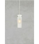 Lampy wiszące pojedyncze - Markslojd TIBIA Wisząca 1L Frosted/Nikiel Satynowy 109014 - product 2