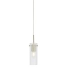 Lampy wiszące pojedyncze - Markslojd TIBIA Wisząca 1L Przezroczysty/Nikiel Satynowy 109013 - product 1