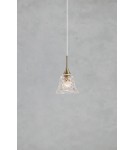 Lampy wiszące pojedyncze - Markslojd LUNA Wisząca 1L Przezroczysty/Mosiądz Antyczny 109011 - product 2
