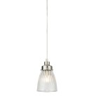 Lampy wiszące pojedyncze - Markslojd BELLIS Wisząca 1L Przezroczysty/Nikiel Satynowy 109009 - product 1