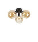 Lampy sufitowe kule - Markslojd ARTIS Sufitowa 3L Bursztynowy/Czarny 108997 - product 1