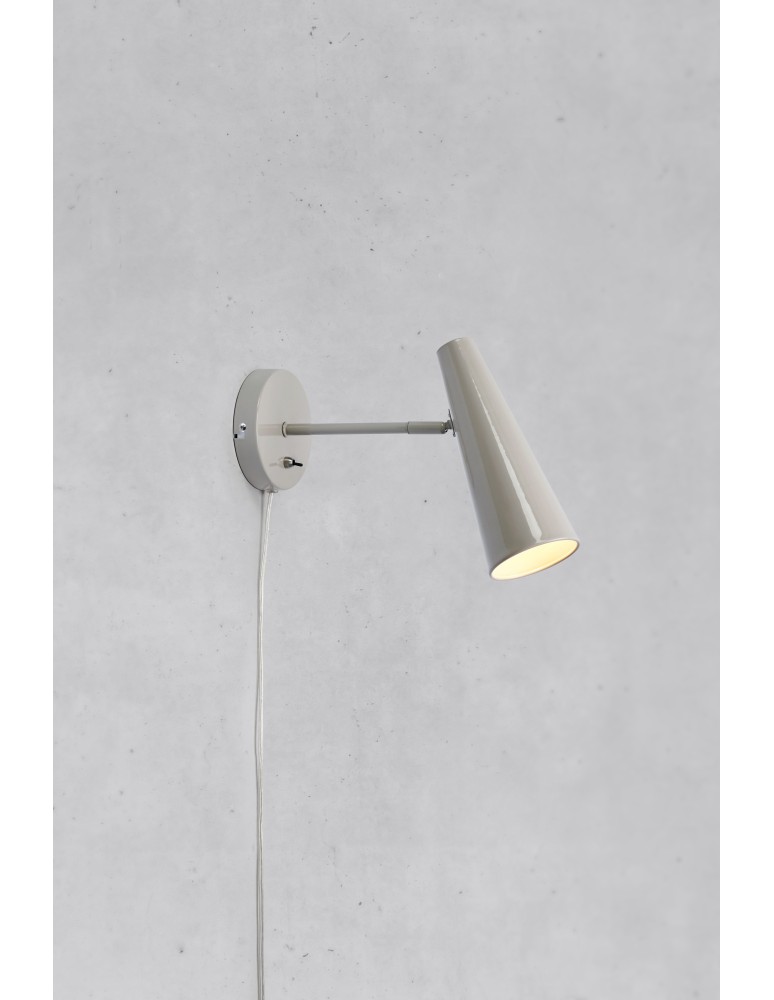 Kinkiety w stylu skandynawskim - Markslojd PEAK Ścienna 1L Szarobrązowy 108992 - product kolory-swiatla.pl 2