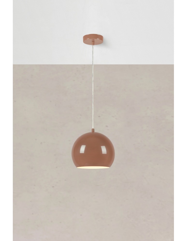 Lampy wiszące w stylu skandynawskim - Markslojd POP Wisząca 1L 20cm Brązowy 108990 - product kolory-swiatla.pl 2
