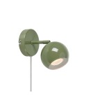 Kinkiety w stylu skandynawskim - Markslojd POP Ścienna 1L Zielony 108985 - product 1