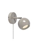 Kinkiety w stylu skandynawskim - Markslojd POP Ścienna 1L Szary 108983 - product 1