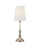 Lampy stołowe z abażurem - Markslojd NOBLE Stołowa 1L 66cm Ecru/Mosiądz Antyczny 108970 - product 1