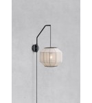 Kinkiety w stylu skandynawskim - Markslojd ASUKA Ścienna 1L Beżowy/Czarny 108957 - product 2