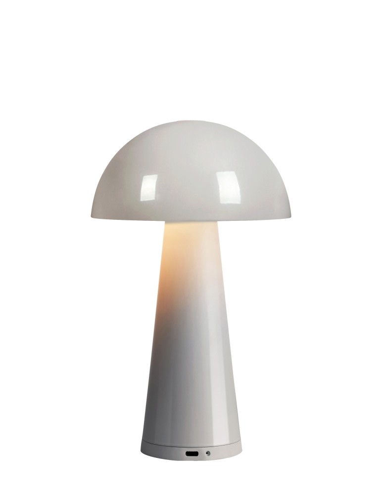 Markslojd FUNGI Stołowa Bezprzewodowa Szarobrązowy B/O 108950