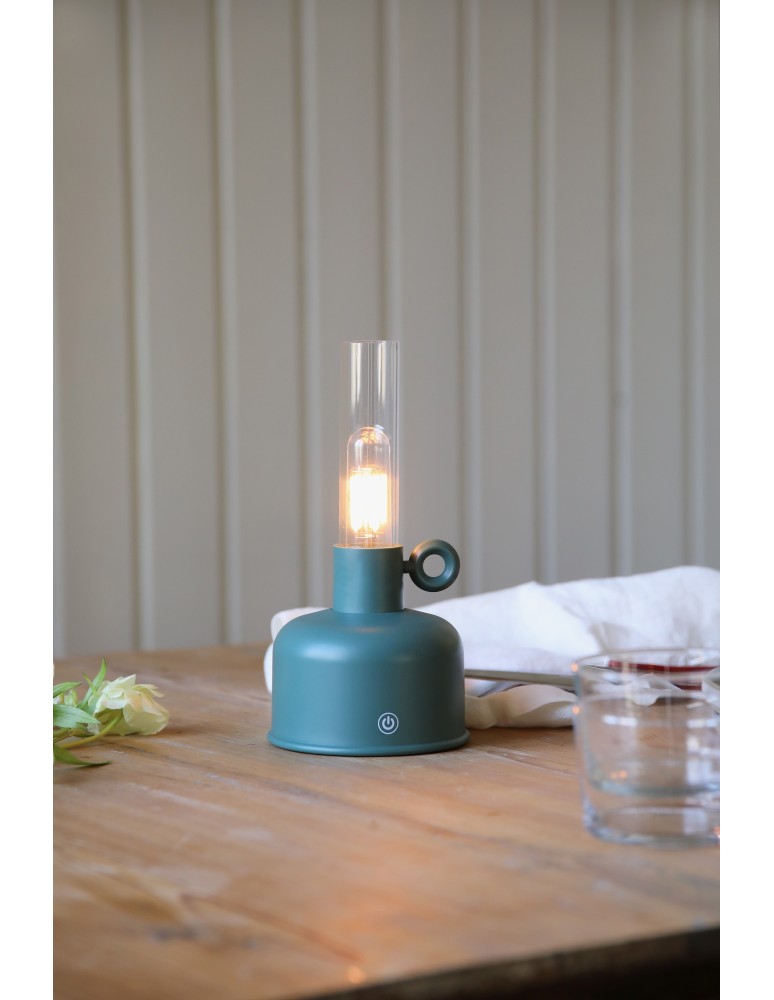 Lampy stołowe przenośne - Markslojd ASTRID Stołowa Bezprzewodowa Dark Zielony B/O 108920 - product kolory-swiatla.pl 2