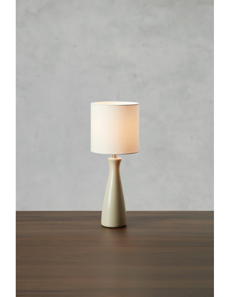 Lampy stołowe w stylu skandynawskim - Markslojd BIRILLO Stołowa Ecru/Piaskowy 108906 - product kolory-swiatla.pl 2
