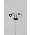 Kinkiety do czytania - Markslojd CIRO Ścienna 2L Czarny/Stalowy 108901 - product 2