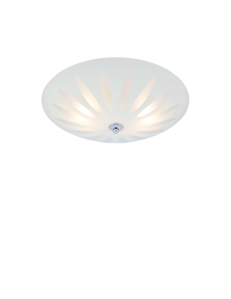 Markslojd PETAL Plafon 2L Biały/Chrom 108899