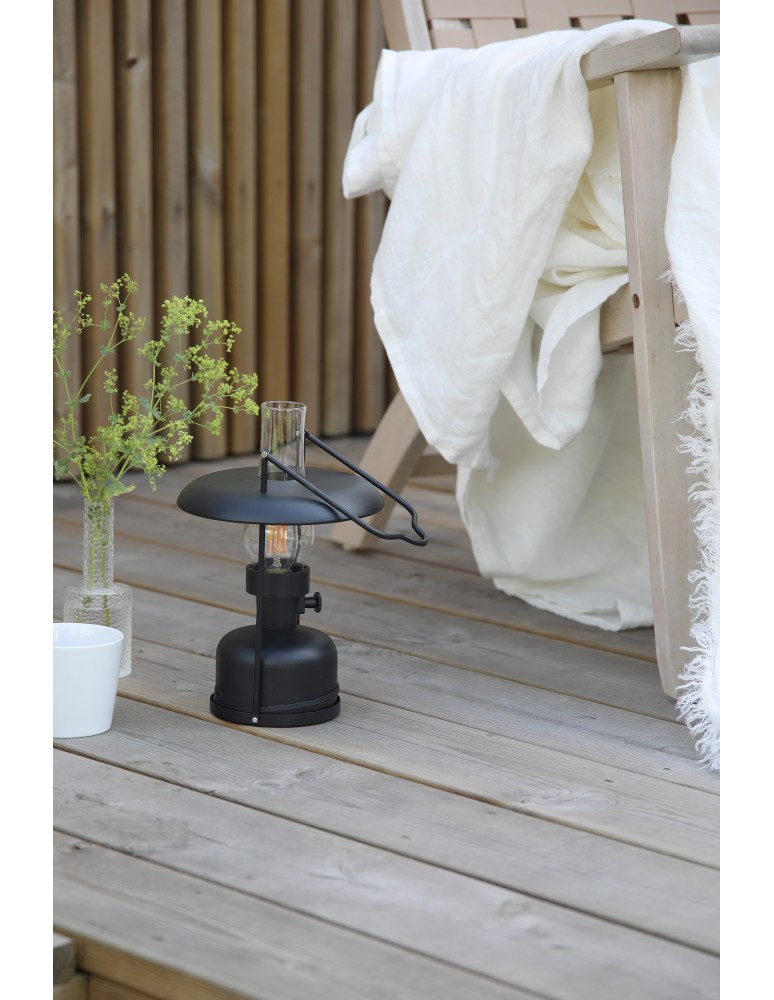 Lampy stołowe przenośne - Markslojd FANOS Stołowa Bezprzewodowa Czarny B/O 108893 - product kolory-swiatla.pl 2