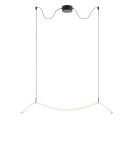 Lampy wiszące nad wyspę - Markslojd MELT Wisząca LED Biały/Czarny 108873 - product 1