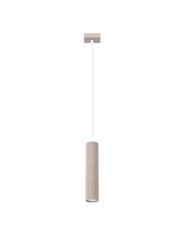 Sollux Lampa wisząca KARBON 1 taupe SL.1759