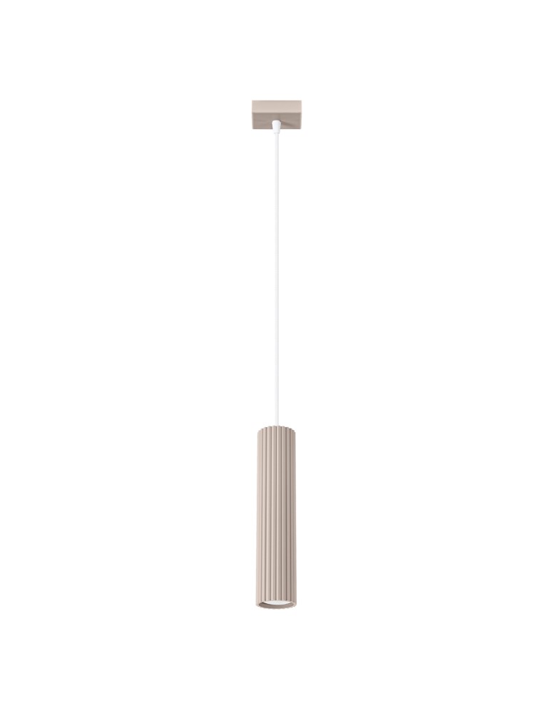 Sollux Lampa wisząca KARBON 1 taupe SL.1759 Sollux Lampa wisząca KARBON 1 taupe SL.1759