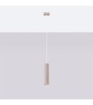Sollux Lampa wisząca KARBON 1 taupe SL.1759 Sollux Lampa wisząca KARBON 1 taupe SL.1759