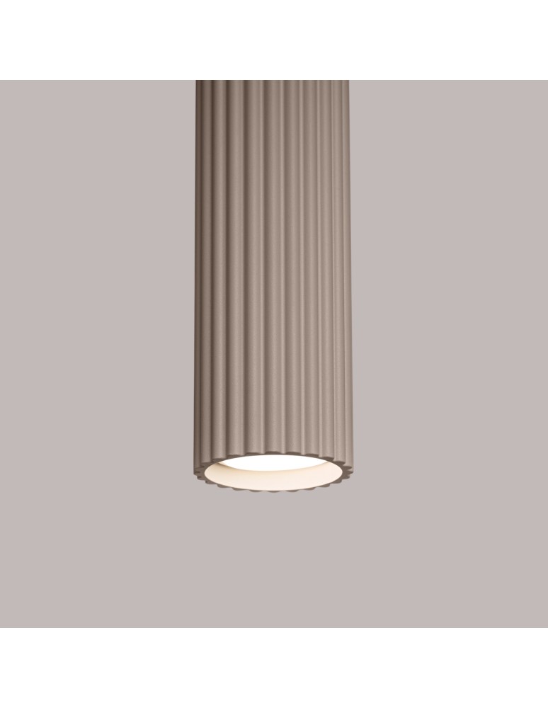 Sollux Lampa wisząca KARBON 1 taupe SL.1759 Sollux Lampa wisząca KARBON 1 taupe SL.1759