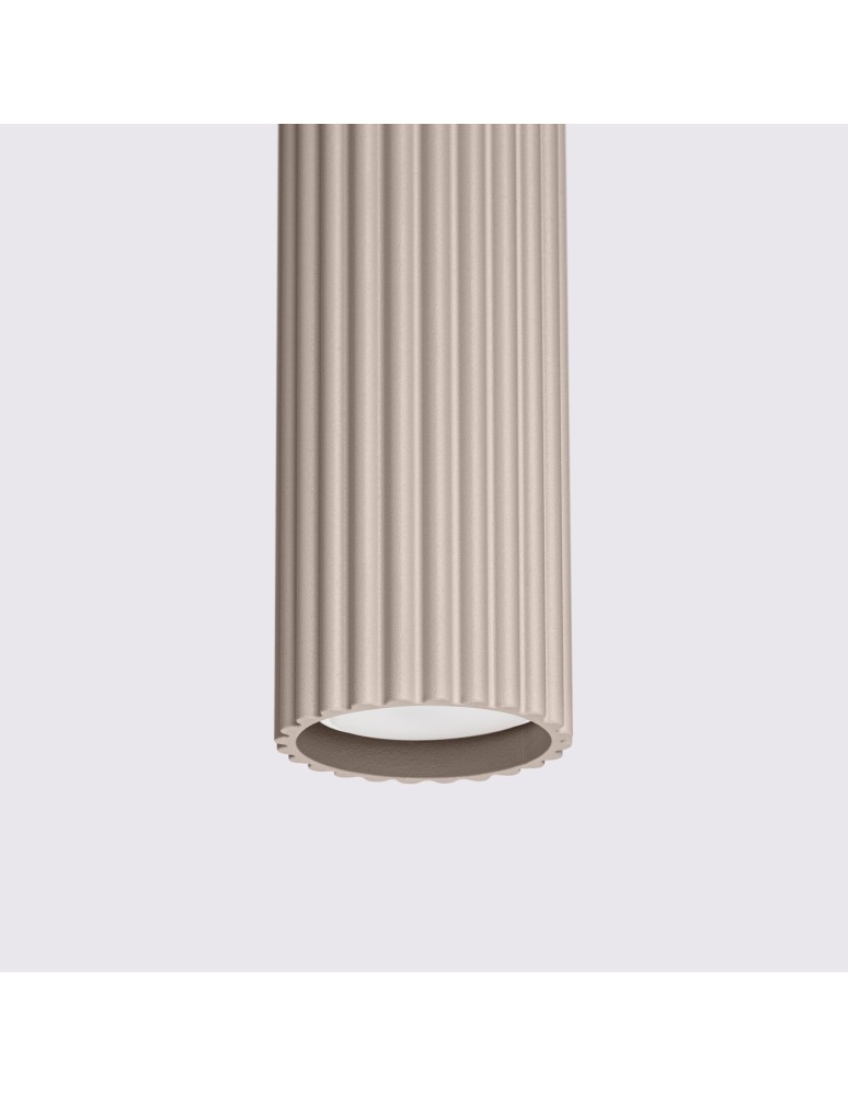Sollux Lampa wisząca KARBON 1 taupe SL.1759 Sollux Lampa wisząca KARBON 1 taupe SL.1759