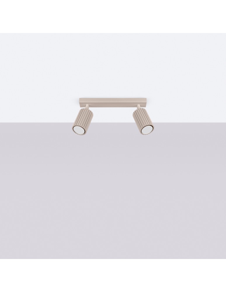 Sollux Plafon KARBON 2 taupe SL.1763 Sollux Plafon KARBON 2 taupe SL.1763