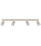 Lampy sufitowe - Sollux Plafon KARBON 4L taupe SL.1765 - product 1