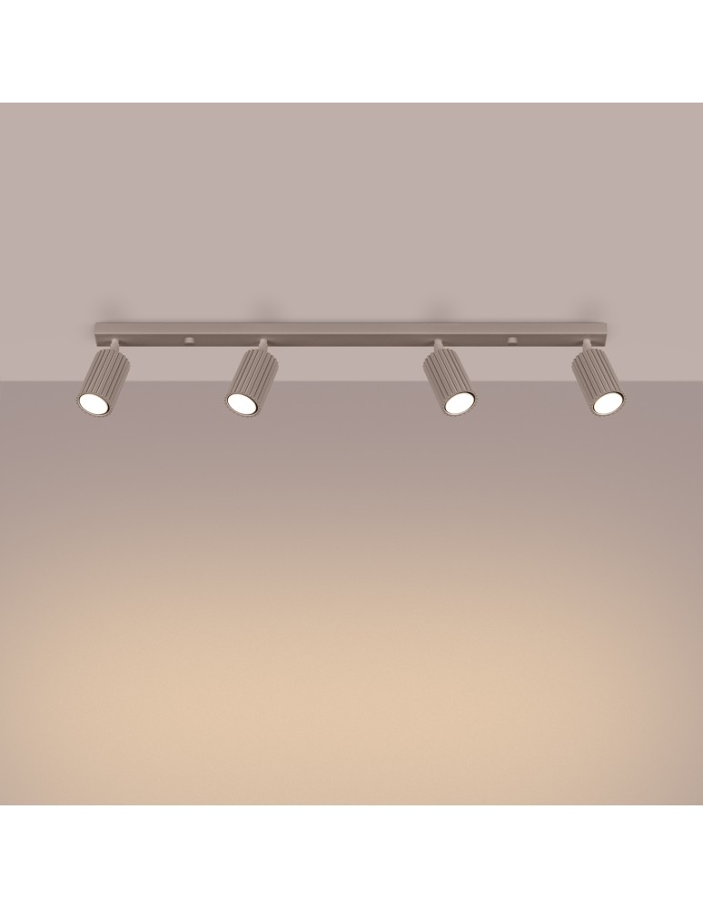 Sollux Plafon KARBON 4L taupe SL.1765