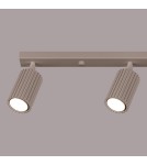Lampy sufitowe - Sollux Plafon KARBON 4L taupe SL.1765 - product 5