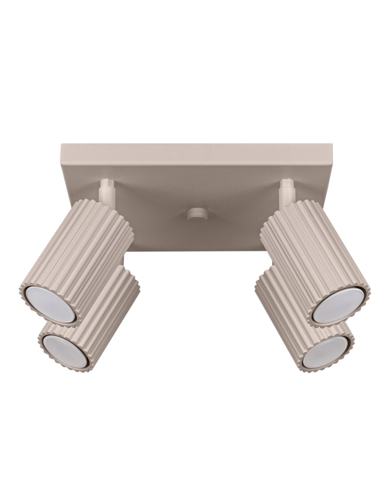 Sollux Plafon KARBON 4 taupe SL.1769 Sollux Plafon KARBON 4 taupe SL.1769