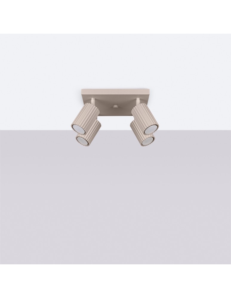 Sollux Plafon KARBON 4 taupe SL.1769 Sollux Plafon KARBON 4 taupe SL.1769