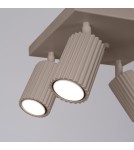 Sollux Plafon KARBON 4 taupe SL.1769 Sollux Plafon KARBON 4 taupe SL.1769