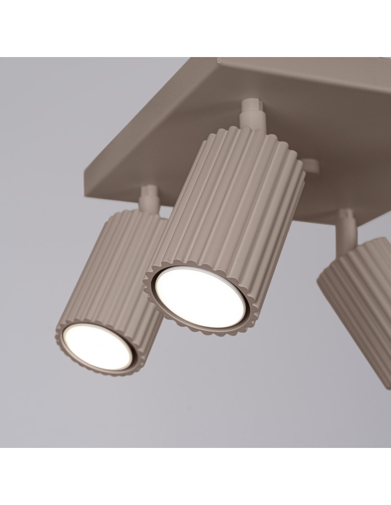 Sollux Plafon KARBON 4 taupe SL.1769 Sollux Plafon KARBON 4 taupe SL.1769