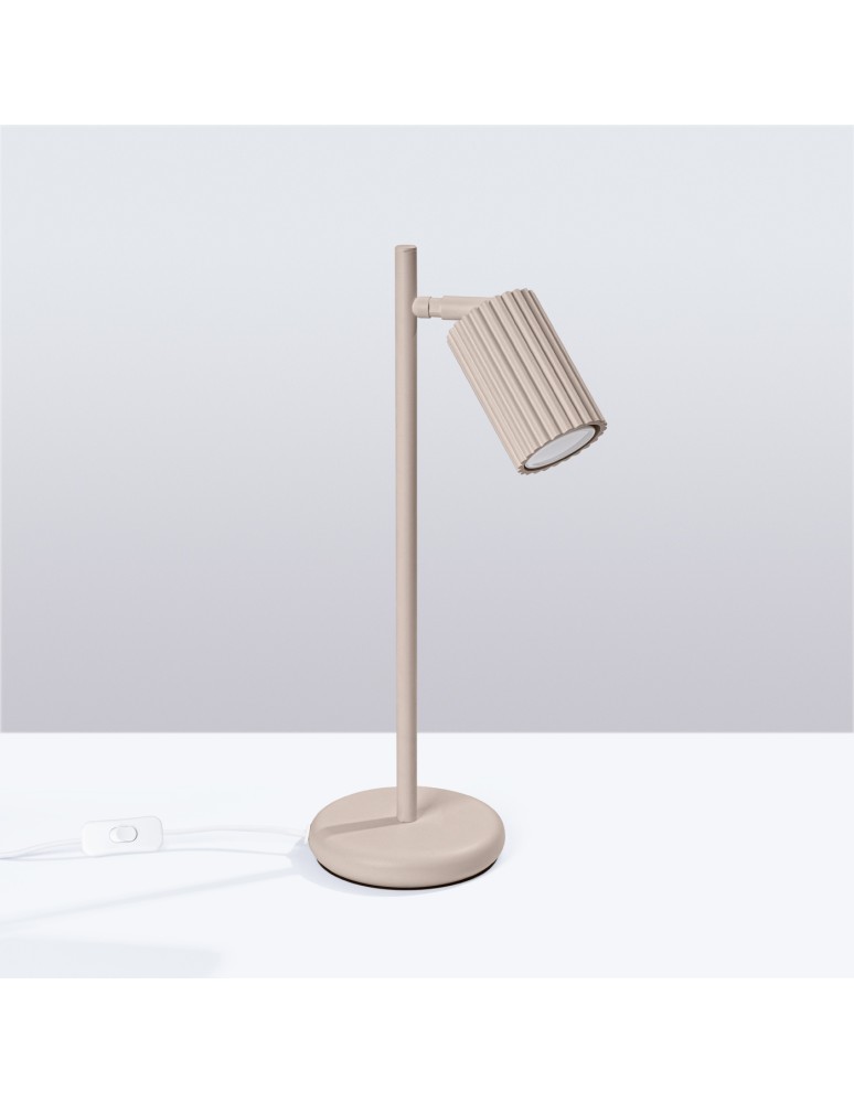 Sollux Lampa biurkowa KARBON taupe SL.1770 Sollux Lampa biurkowa KARBON taupe SL.1770