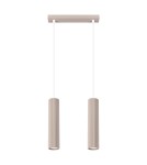 Sollux Lampa wisząca KARBON 2 taupe SL.1773 Sollux Lampa wisząca KARBON 2 taupe SL.1773