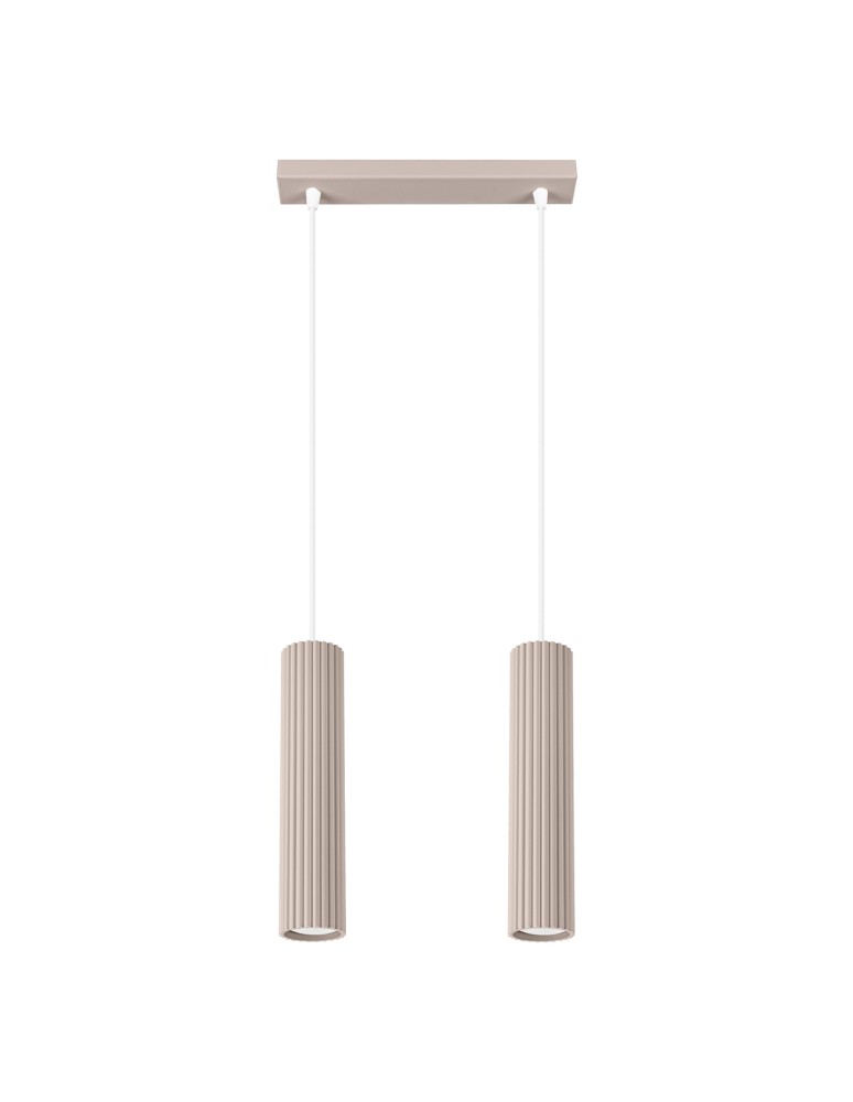 Sollux Lampa wisząca KARBON 2 taupe SL.1773 Sollux Lampa wisząca KARBON 2 taupe SL.1773