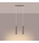 Sollux Lampa wisząca KARBON 2 taupe SL.1773 Sollux Lampa wisząca KARBON 2 taupe SL.1773