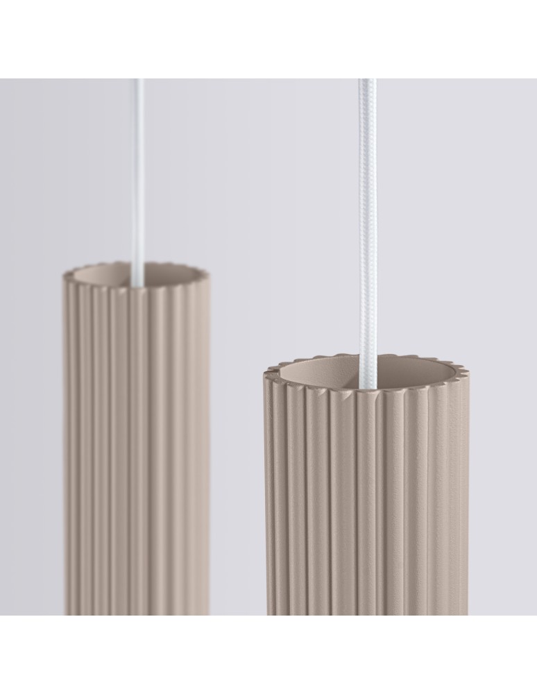 Sollux Lampa wisząca KARBON 2 taupe SL.1773 Sollux Lampa wisząca KARBON 2 taupe SL.1773