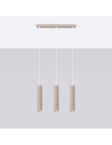 Sollux Lampa wisząca KARBON 3L taupe SL.1774 - produkt 2