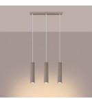 Lampy wiszące - Sollux Lampa wisząca KARBON 3L taupe SL.1774 - product 3
