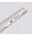 Lampy wiszące - Sollux Lampa wisząca KARBON 3L taupe SL.1774 - product 9