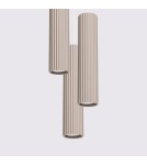 Sollux Lampa wisząca KARBON 3P taupe SL.1775 Sollux Lampa wisząca KARBON 3P taupe SL.1775