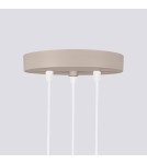 Sollux Lampa wisząca KARBON 3P taupe SL.1775 Sollux Lampa wisząca KARBON 3P taupe SL.1775