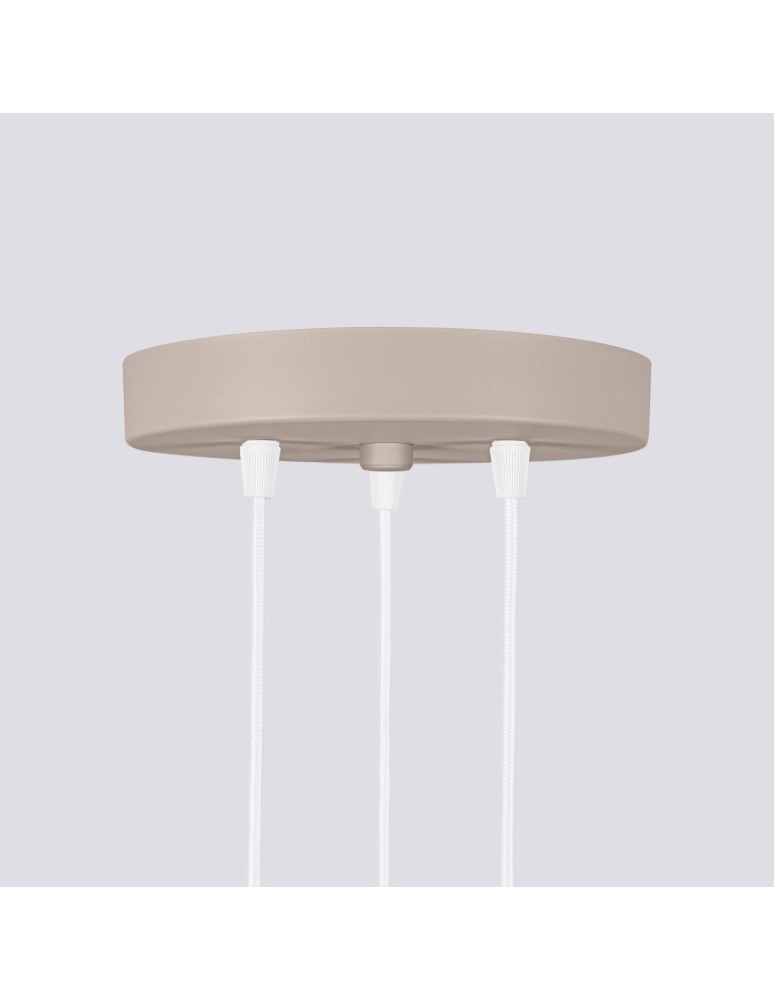 Sollux Lampa wisząca KARBON 3P taupe SL.1775 Sollux Lampa wisząca KARBON 3P taupe SL.1775