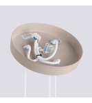 Sollux Lampa wisząca KARBON 3P taupe SL.1775 Sollux Lampa wisząca KARBON 3P taupe SL.1775